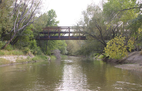 Bridge at Sacajawea Park, Pocatello