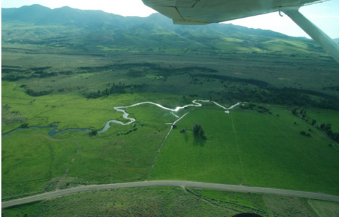 Portneuf River below Chesterfield Reservoir