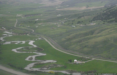 Portneuf River below Lava Hot Springs