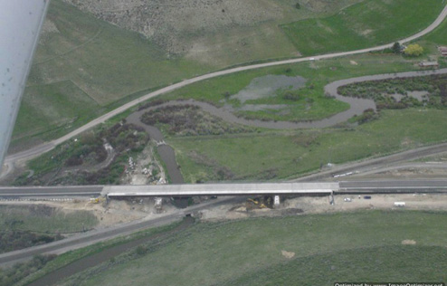 Marsh Creek Canal diversion point