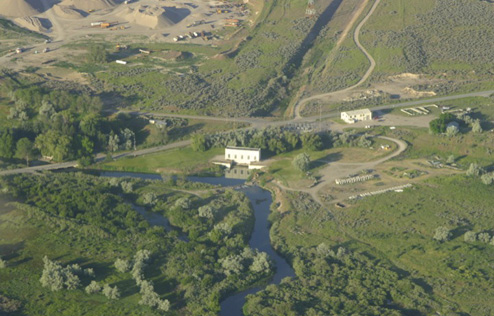 Portneuf River below Pocatello